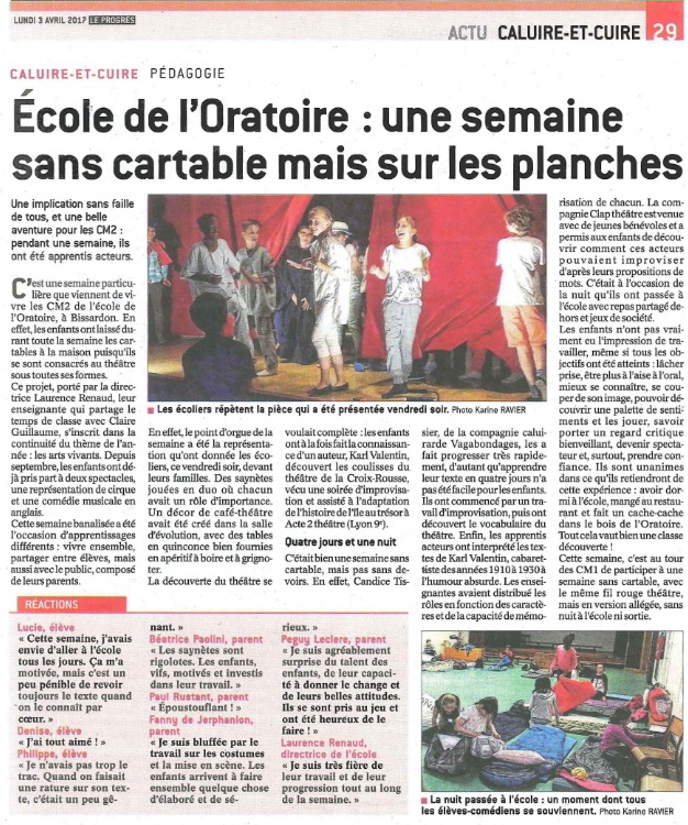 le progres 3 avril 2017