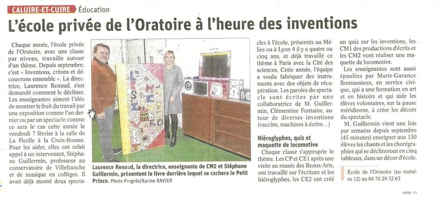 progres les invent heures