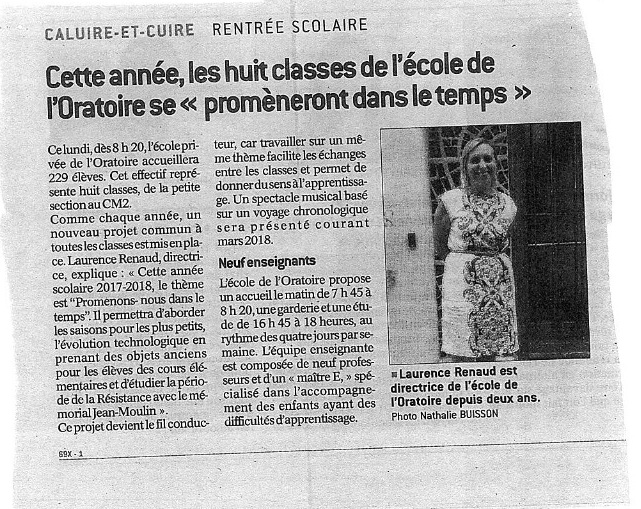 journal oratoire